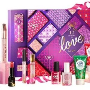 AVON 12 REASONS TO LOVE KALENDARZ ADWENTOWY 12 PRODUKTÓW