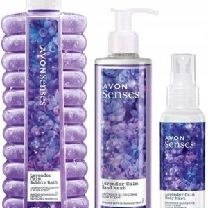 Avon Zestaw Do Ciała Lavender Calm 3 Sztuki