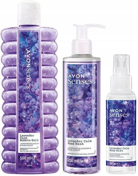 Avon Zestaw Do Ciała Lavender Calm 3 Sztuki