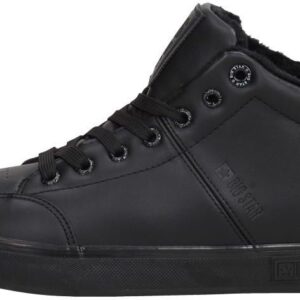 Czarne ciepłe trampki, sneakersy męskie, trzewiki BIG STAR KK174348