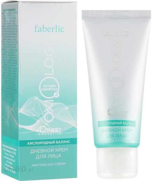 Faberlic Krem Do Twarzy Na Dzień Równowaga Tlenowa Oxyology Matting Day 50Ml
