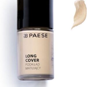 PAESE Long Cover Podkład matujący 02M Jasny Beż 30ml