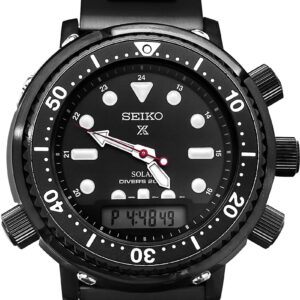 Seiko Prospex SOLAR Black Dial Stainless Steel SNJ037P1