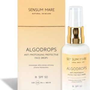 Sensum Mare Algodrops Innowacyjne Krople Ochronne Przeciw Fotostarzeniu Spf 50 Uvb Uva Pa++++ Hev/Ir