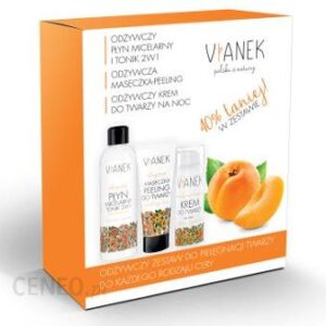 Vianek Odżywczy Płyn Micelarny I Tonik 2W1 Z Ekstraktem Z Nagietka 200Ml + Maseczka 50Ml + Krem Na Noc 50Ml