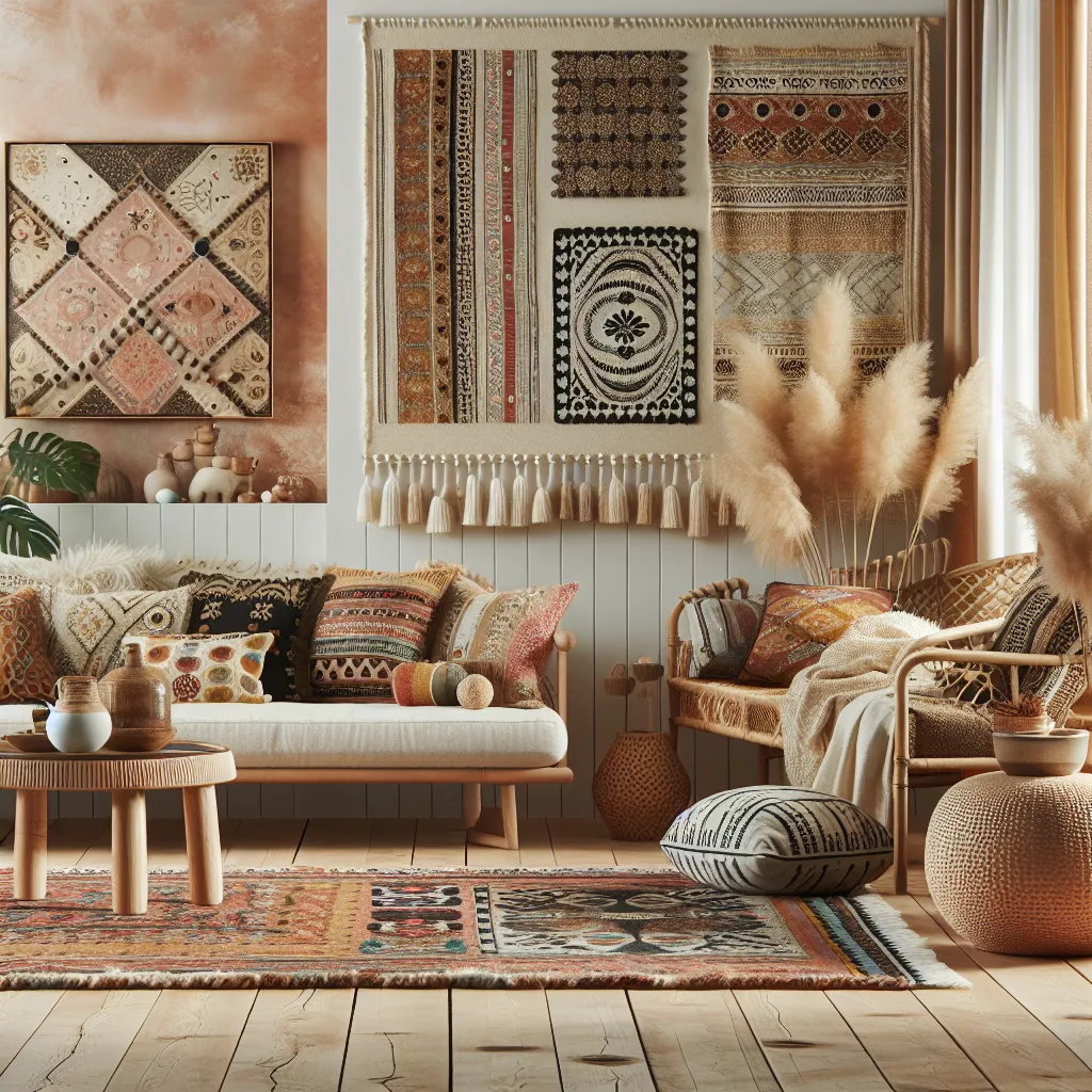 Boho w Twoim wnętrzu: Fototapeta pełna stylu!